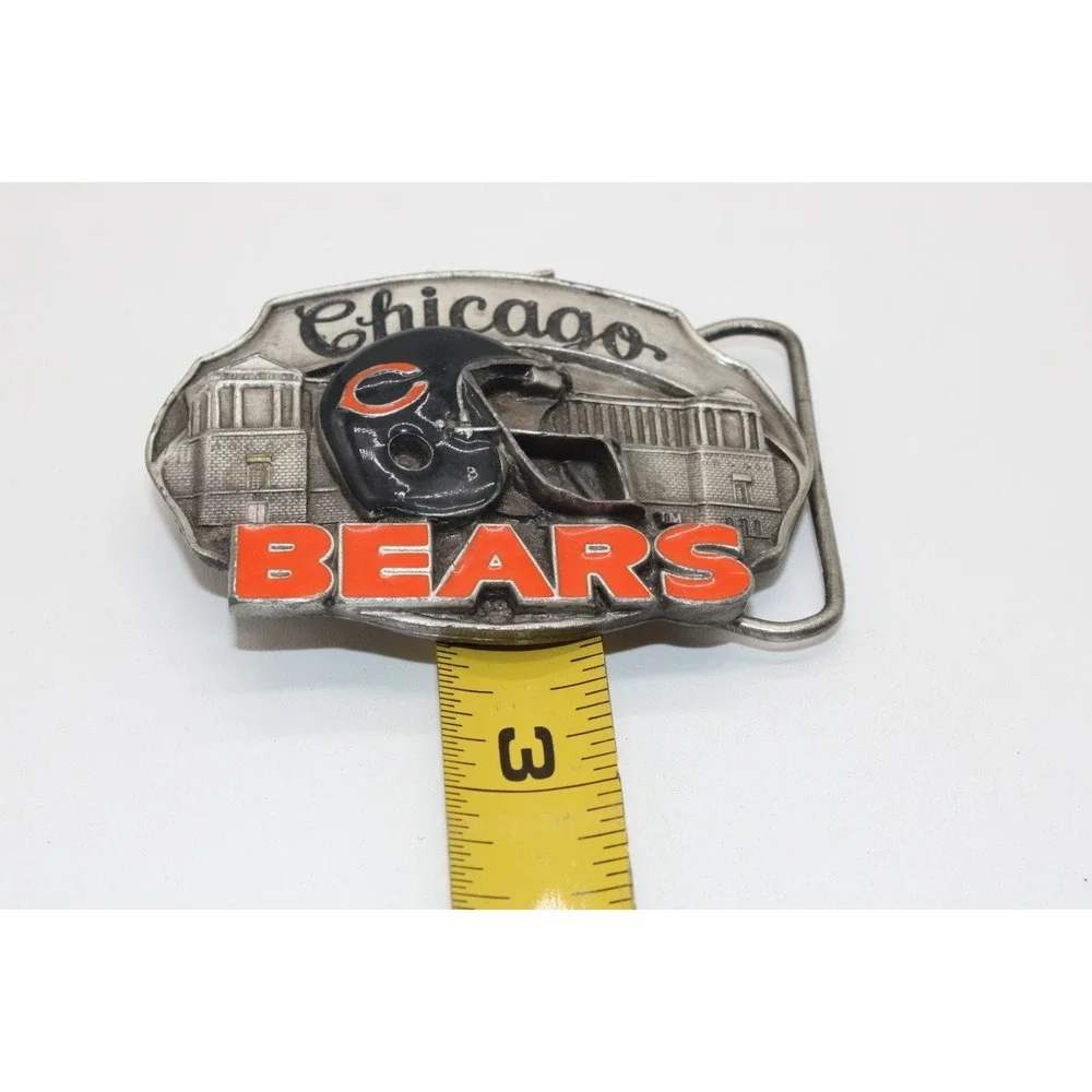 VTG 1987 NFL Chicago Bears Belt Buckle Siskyou Co. Limited Edition #310 / 10,000
